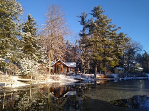 Paisaje cerca de este chalet de montaña