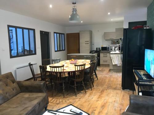 Kuchyň nebo kuchyňský kout v ubytování Vacance 16 Pers