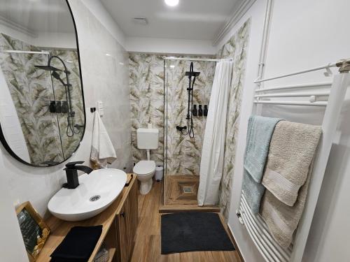 Et badeværelse på Anna Vendégház