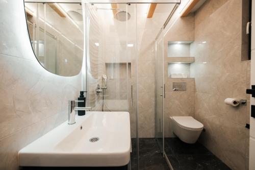 Koupelna v ubytování Nordic Escape Blidinje