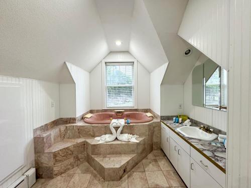 Koupelna v ubytování Depe Dene Lakeside Resort