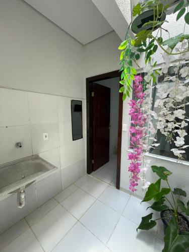 Koupelna v ubytování Apto com entrada individual 05