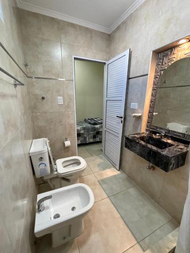 Phòng tắm tại Hotel Don Luis