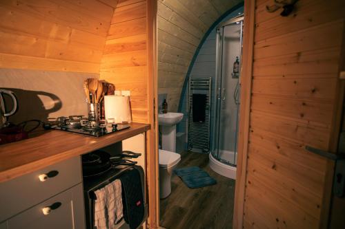 Köök või kööginurk majutusasutuses Green Oak Nature Retreat