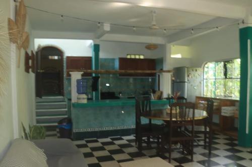 Una cocina o cocineta en Casa Santaella