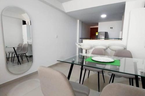 Køkken eller tekøkken på APTO CARTAGENA DE INDIAS Marbella