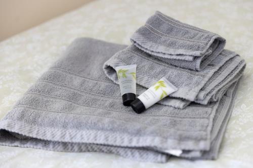 Ένα ή περισσότερα κρεβάτια σε δωμάτιο στο Craiglea Lodge & Barn