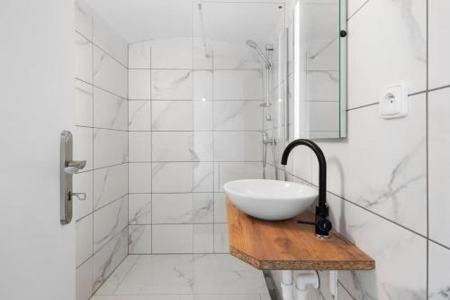 Koupelna v ubytování Retreat House Ustup