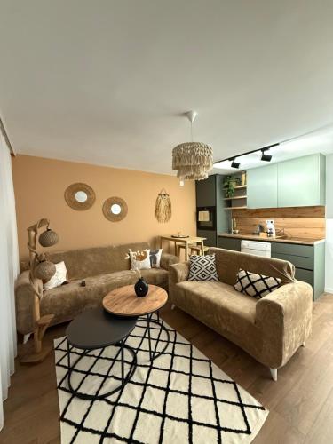 Zona d'estar a Andrra Apartment