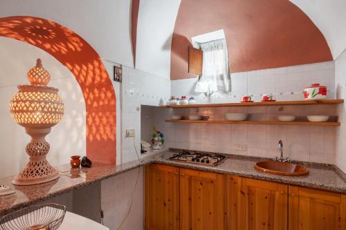 Køkken eller tekøkken på Dammuso Rosa