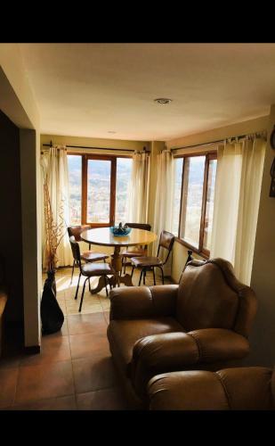 Χώρος καθιστικού στο El Mirador ecológico