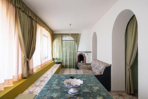 Χώρος καθιστικού στο Dammuso Blanco