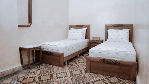 Postel nebo postele na pokoji v ubytování Authentic Riad Room- Escape