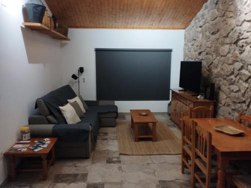 TV a/nebo společenská místnost v ubytování Casa Rural Las Matillas