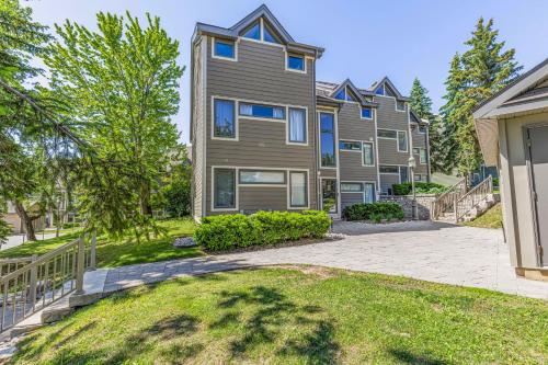 Bygningen som feriehuset ligger i