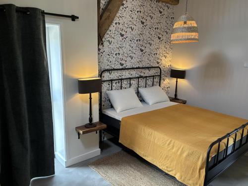 Ένα ή περισσότερα κρεβάτια σε δωμάτιο στο Steenuiltje