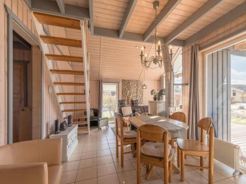 Χώρος καθιστικού στο skandinavisches Ferienhaus in Rechlin