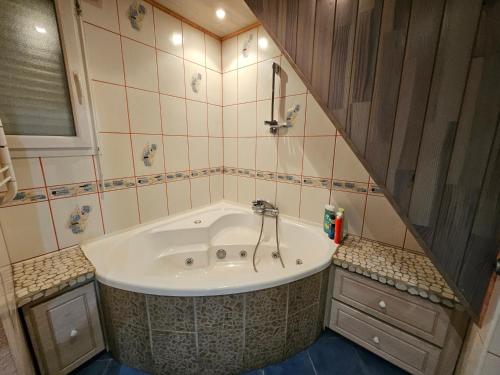 Koupelna v ubytování Chez Corinne