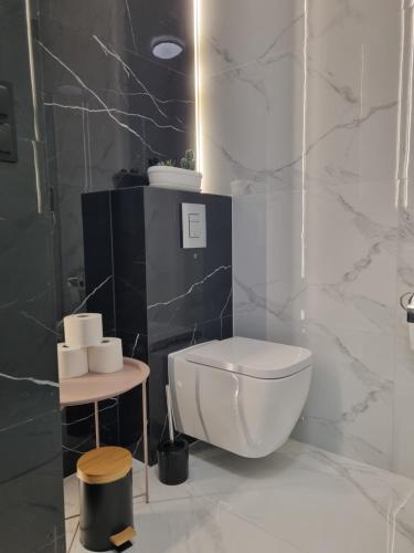 Phòng tắm tại Bronowicka invest - Free parking w budynku