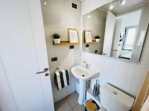 O baie la 2D 2B, hasta 4 personas, Vista cordillera, Parking, AC & Calefacción