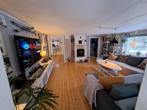 Μια τηλεόραση ή/και κέντρο ψυχαγωγίας στο Smaland forest retreat