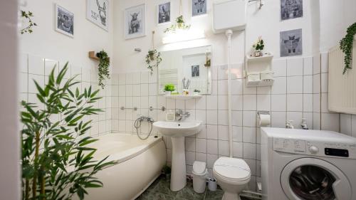 Et badeværelse på BOHO Flat Brașov