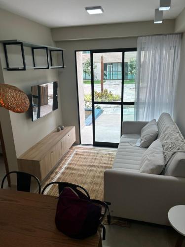 Un lugar para sentarse en Max Suites block A, apartment 002