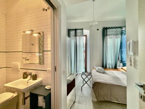 Koupelna v ubytování Affittacamere Massimo D'Azeglio