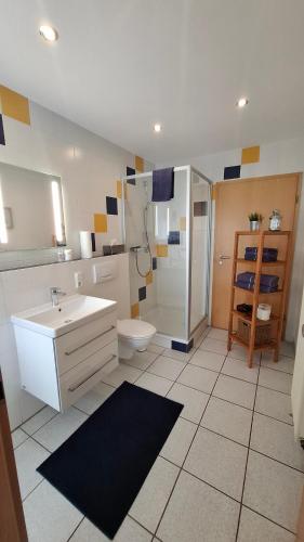 O baie la Ferienwohnung Reichmann