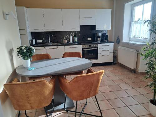 Η κουζίνα ή μικρή κουζίνα στο Ferienoase Berg & See