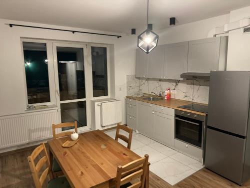 Una cocina o zona de cocina en Apartament Siedlce ul Szkolna 4