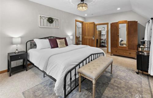 Ένα ή περισσότερα κρεβάτια σε δωμάτιο στο Huckleberry House