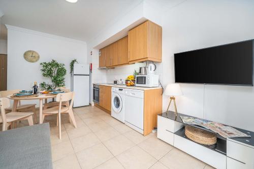 Bright Flat with Pool & Balcony by HostWise