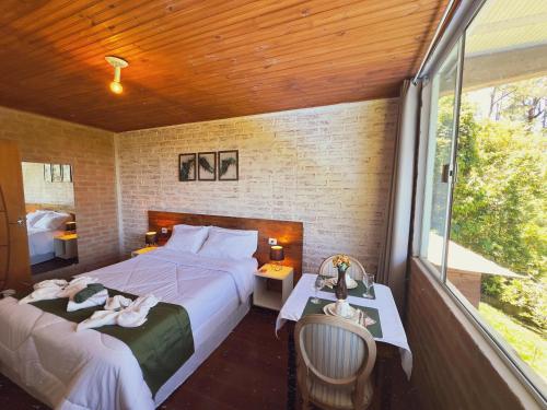 All Green Residence客房内的一张或多张床位