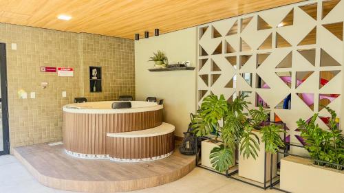 Vannituba majutusasutuses STUDIO DESIGN 3 - AP 408 · Estúdio premium com lazer tipo resort na Pajuçara!