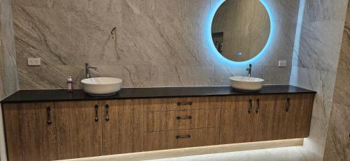 Koupelna v ubytování Rileysview