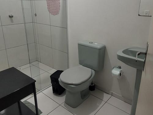 Phòng tắm tại Terraço do Sol apt 02