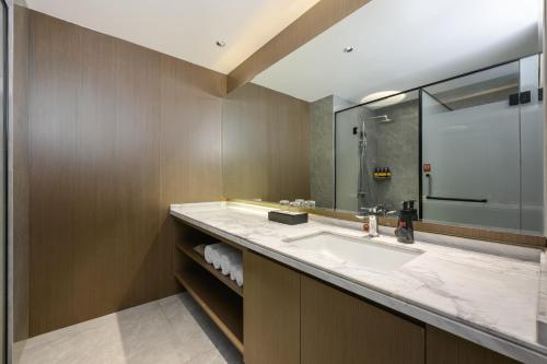 Ένα μπάνιο στο Jin Yi Hotel Hohhot East Railway Station Branch