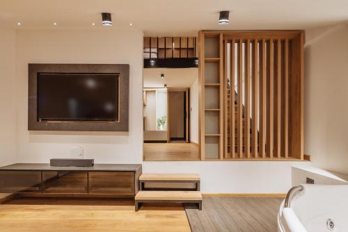 Phòng tắm tại Green House Hotel