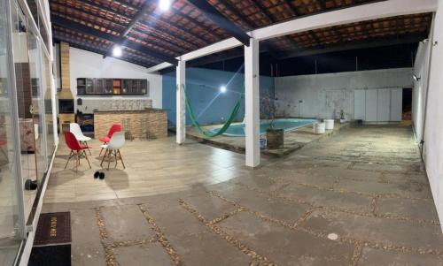 La alberca dentro o cerca de Casa com piscina no Aracagy 2 km da praia