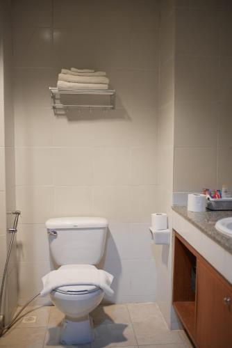 Koupelna v ubytování Walking Street side View Talay 6 Pattaya