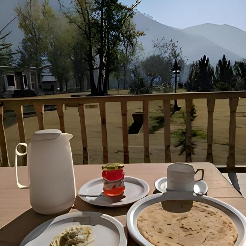 Общий вид на горы или вид на горы из курортного отеля