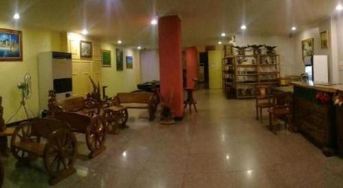 Χώρος καθιστικού στο Hotel Asuncion