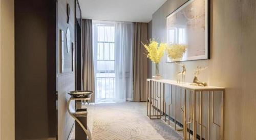 Ένα μπάνιο στο Echarm Hotel Changsha Yuelu Mountain West Bus Station Metro Station