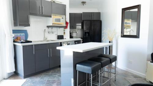 Una cocina o cocineta en Petit Paradise Sandy Point, San Salvador