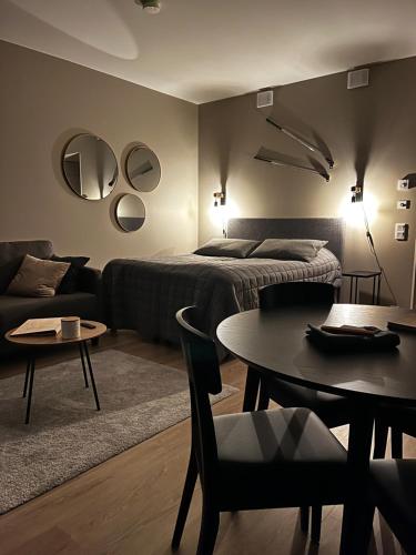 Posezení v ubytování Marinan Portin Svingi A23 lemmikit sallittu