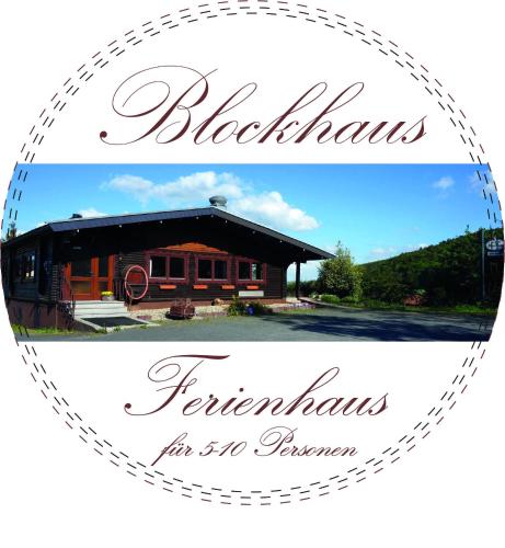 a picture of a log cabin with the words bledislaus terrazas at Blockhaus in Anraff