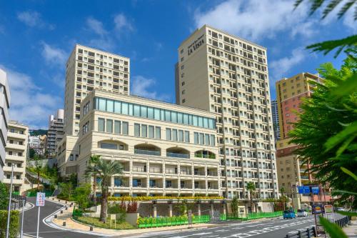 Bygningen som resortet ligger i