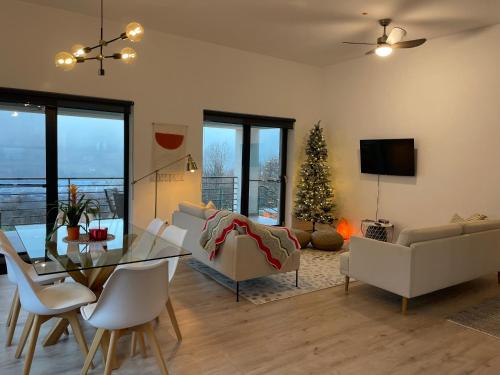 Posezení v ubytování Sunset Hills Transylvania