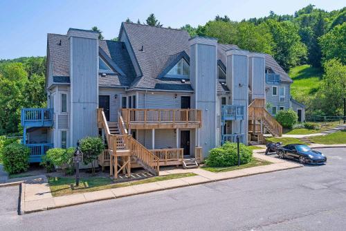 Bygningen som feriehuset ligger i